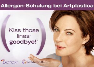 Die Schulung der Firma Allergan bei Artplstica